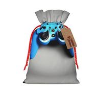 Bolsas de regalo de arpillera con cordón para control de juegos, para Navidad, cumpleaños y celebraciones de aniversario