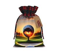 Bolsas de regalo de arpillera con cordón para golf y césped, bolsas de regalo de tela de primera calidad, ideales para cualquier ocasión