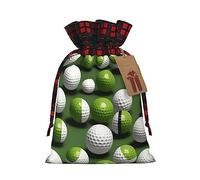 Bolsas de regalo de arpillera con cordón para pelota de golf, bolsas de regalo de tela premium, ideales para cualquier ocasión