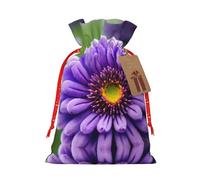 Bolsas de regalo de arpillera de flores de lavanda morada, ideales para cumpleaños, aniversarios, bolsas de regalo de tela artísticas para todas las ocasiones