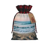 Bolsas de regalo de arpillera de playa y mar, bolsas de regalo de tela de calidad, ideales para vacaciones y ocasiones especiales