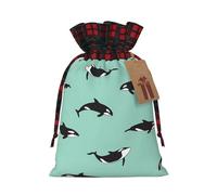 Bolsas de regalo de ballena del océano Pacífico, Navidad, Halloween, cumpleaños, aniversario, día de la madre, regalos perfectos