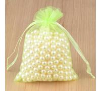 Bolsas de regalo de Eugen, Lote de 100 bolsas de organza de 5 x 7, 7 x 9, 9 x 12 y 10 x 15 cm, for embalaje, for fiestas, joyas y mucho más.(11light Green,9x12cm)