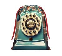 Bolsas de regalo de Inglaterra, Reino Unido, retro, con cordón, con estampado de teléfonos de Londres, colección de bolsas de regalo de cumpleaños, Navidad, regalos de fiesta