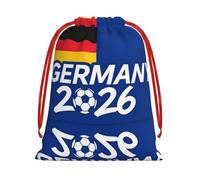 Bolsas de regalo de la Copa del Mundo con estampado de bandera de Alemania para bolsas de regalo de fiesta y bolsas de regalo con temática de fútbol
