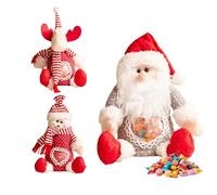 Bolsas De Regalo De Navidad | 3 Piezas Bolsa Embalaje Papá Noel Muñeco De Nieve Reno | Bolsa Reutilizable Degustar Cocinar Niño Chocolate Palomitas | Fiestas De Invierno Festivas