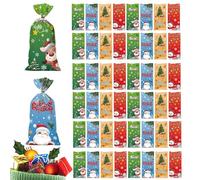 Bolsas de regalo de Navidad, bolsas de bocadillos de galletas de Navidad, bolsas de regalo exquisitas y resistentes para vacaciones, familiares, amigos