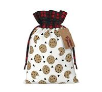 Bolsas de regalo de Navidad, bolsas de Navidad reutilizables para regalos, bolsas de regalo de Navidad, bolsa de fiesta de Navidad, galletas a granel
