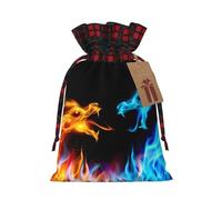 Bolsas de regalo de Navidad, bolsas de Navidad reutilizables para regalos, bolsas de regalo de Navidad, bolsa de fiesta de Navidad, dragones de hielo y fuego a granel