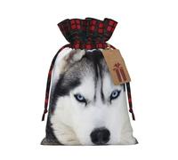 Bolsas de regalo de Navidad, bolsas de Navidad reutilizables para regalos, bolsas de regalo de Navidad, bolsa de fiesta de Navidad a granel lindo perro