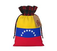 Bolsas de regalo de Navidad, bolsas de Navidad reutilizables para regalos, bolsas de regalo de Navidad, bolsa de fiesta de Navidad, bandera a granel de Venezuela