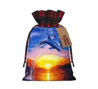 Bolsas de regalo de Navidad, bolsas de Navidad reutilizables para regalos, bolsas de regalo de Navidad, bolsa de fiesta de Navidad a granel elegante