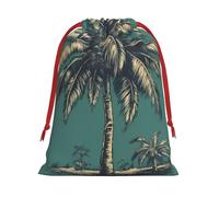 Bolsas de regalo de Navidad, bolsas de regalo de Navidad, bolsas de Navidad reutilizables para regalos, bolsas de regalo con patrón de árbol dibujado a mano, bolsas de regalo con etiquetas