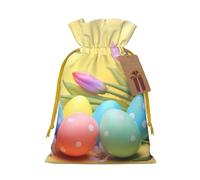 Bolsas de regalo de Navidad, bolsas de regalo de Navidad, bolsas de Navidad reutilizables para regalos de abril de Pascua, bolsas de regalo con etiquetas, suministros de fiesta, M