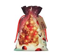 Bolsas de regalo de Navidad, bolsas de regalo de Navidad, bolsas de Navidad reutilizables para regalos, bolsas de regalo de Feliz Navidad y muñeco de nieve con etiquetas, suministros de fiesta, M