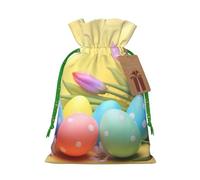 Bolsas de regalo de Navidad, bolsas de regalo de Navidad, bolsas de Navidad reutilizables para regalos de abril de Pascua, bolsas de regalo con etiquetas, suministros de fiesta, M