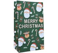 Bolsas de regalo de Navidad con calcomanías Beistle