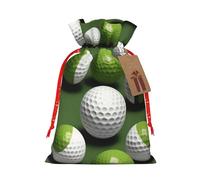 Bolsas de regalo de Navidad con cordón de tela versátil para pelotas de golf, perfectas para vacaciones y ocasiones especiales