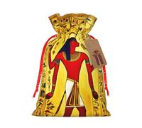 Bolsas de regalo de Navidad con cordón, diseño de la serie de tribus del antiguo Egipto