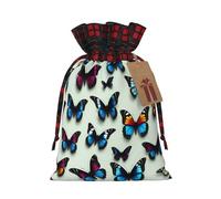 Bolsas de regalo de Navidad de alta calidad con mariposas y violonchelo, ideales para eventos festivos, complemento perfecto para tu arte