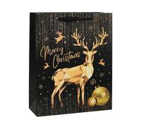 Bolsas de regalo de Navidad | Favores de fiestas reutilizables plegables - Bolsas de regalo para festivales con asa - Para caramelos de comida pastelería chocolate joyas niños adultos compras viajes