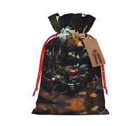 Bolsas de regalo de Navidad, maquinaria de aviones vintage, envoltura de regalos de Navidad, bolsas de dulces reutilizables para festivales y fiestas en casa