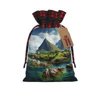 Bolsas de regalo de Navidad prémium de las Islas Noruegas, ideales para eventos festivos, complemento perfecto para tu arte