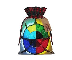 Bolsas de regalo de Navidad Shine in all directions - Incluye etiqueta de regalo - Ideal para regalos, fiestas y celebraciones bolsas de Navidad