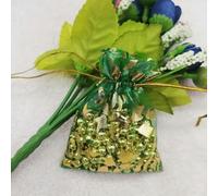 Bolsas de Regalo de Organza, Bolsas de Regalo de N 100 unids/lote bolsas de regalo de Organza con cordón de flores rosas bolsas de embalaje de joyería dulces regalos de cumpleaños de boda bolsa de dul