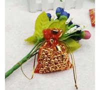 Bolsas de Regalo de Organza, Bolsas de Regalo de N 100 unids/lote bolsas de regalo de Organza con cordón de flores rosas bolsas de embalaje de joyería dulces regalos de cumpleaños de boda bolsa de dul