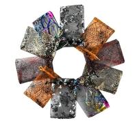 Bolsas de Regalo de Organza, Bolsas de Regalo de N 50 unids/lote 10x12cm 10x15cm bolsas de Organza bolsas de gasa de dulces de Navidad bolsas con cordón de Halloween bolsas de regalo se pueden persona