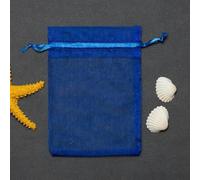 Bolsas de Regalo de Organza, Bolsas de Regalo de N 50 unids/lote 7*9/9*12/10*15/11*16/13*18cm bolsas de Organza con cordón bolsas de embalaje de joyería bolsa de regalo pequeña for fiesta de boda(Roya