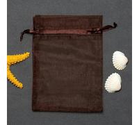 Bolsas de Regalo de Organza, Bolsas de Regalo de N 50 unids/lote 7*9/9*12/10*15/11*16/13*18cm bolsas de Organza con cordón bolsas de embalaje de joyería bolsa de regalo pequeña for fiesta de boda(Brui