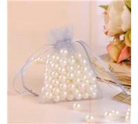 Bolsas de Regalo de Organza, Bolsas de Regalo de N Bolsas de bolsitas de Organza 5X7CM 100 unids/lote, bolsas pequeñas de joyería con cordón de colores mezclados al azar for anillos, embalaje de colla