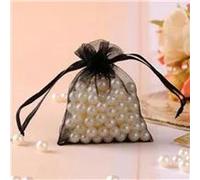 Bolsas de Regalo de Organza, Bolsas de Regalo de N Bolsas de bolsitas de Organza 5X7CM 100 unids/lote, bolsas pequeñas de joyería con cordón de colores mezclados al azar for anillos, embalaje de colla
