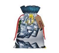 Bolsas de regalo de varios tamaños con estampado de limón amarillo, bolsas de regalo para celebraciones, reutilizables para cumpleaños y eventos especiales