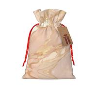 Bolsas de regalo de varios tamaños con estampado de mármol de oro rosa, bolsas de regalo para celebraciones, reutilizables para cumpleaños y eventos especiales