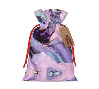 Bolsas de regalo de varios tamaños con estampado de mármol pastel, rojo, azul, morado, bolsas de regalo para celebraciones, reutilizables para cumpleaños y eventos especiales