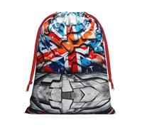 Bolsas de regalo estampadas con la bandera de graffiti de choque - Añade un toque de formalidad a bodas, Navidad, cumpleaños y aniversarios - (S - L)