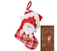 Bolsas de regalo para calcetines de Navidad, decoración creativa de adornos, adorno de medias de Navidad, para vacaciones, invierno, hogar, casa de campo
