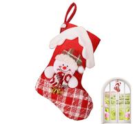 Bolsas de Regalo para Calcetines de Navidad, decoración de en Forma de casa, decoración de Medias de Navidad, para Caramelos de Vacaciones, Juguetes pequeños, de árbol de Granja de