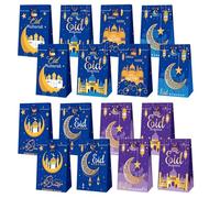 Bolsas de regalo para celebrar - Conjunto de bolsas de papel de primera calidad para regalos, perfectas para el mes sagrado de Ramadán