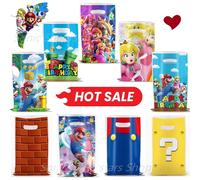 Bolsas de Regalo para Fiesta de Cumpleaños de la Princesa Peach de Super Mario Bros, Artículos para Fiestas, Juguetes 2026, Bolsa de Regalo de Mario Bros al por Mayor, 9 Estilos de Decoración Style 7