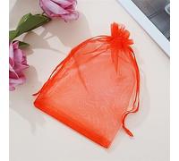 Bolsas de regalo para regalos, 20/30/50 piezas de 9 x 7 cm, bolsa de hilo para boda, adorno, embalaje de regalo, bolsa de regalo, bolsa de tul, bolsa de cordón, bolsa de joyería, bolsas de fiesta al