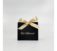Bolsas de regalo para regalos Eid Mubarak, caja de regalo de Eid Mubarak, cajas de embalaje de caramelos musulmanes, bolsa de festival islámico musulmán, cena familiar, recuerdos de fiesta,