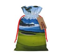 Bolsas de regalo reutilizables con cordón para campo de golf, para cumpleaños, bodas, regalos de fiesta y regalos festivos
