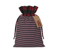 Bolsas de regalo reutilizables con cordón y diseño de hongos mágicos, ecológicas, para vacaciones, bodas, fiestas
