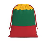 Bolsas de regalo reutilizables multiusos con estampado de bandera de Lituania, elegantes bolsas de regalo para mujeres, bolsas de regalo de Navidad