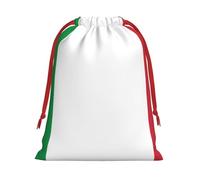 Bolsas de regalo reutilizables multiusos con estampado de bandera italiana, elegantes bolsas de regalo para mujeres, bolsas de regalo de Navidad