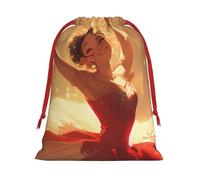 Bolsas de regalo reutilizables multiusos con estampado de cascanueces y ballet, para mujer, elegantes bolsas de regalo para mujer, bolsas de regalo de Navidad